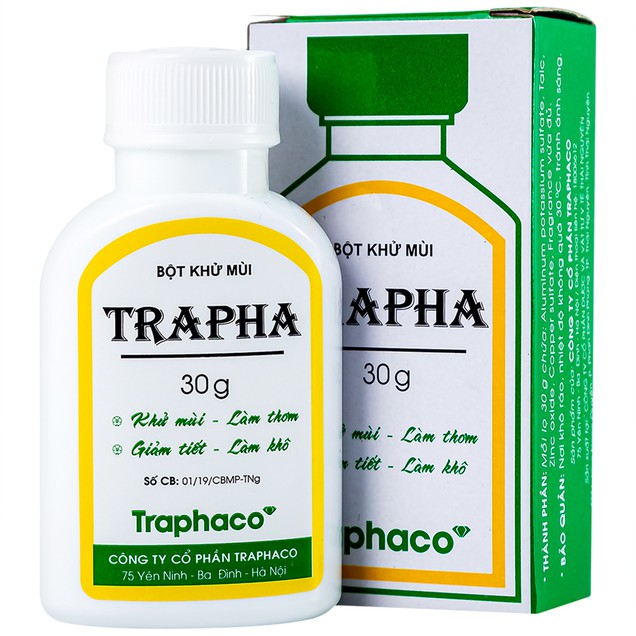 Bột khử mùi Trapha 1
