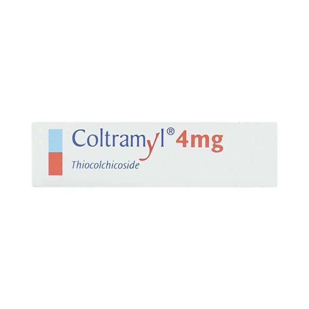Thuốc Coltramyl 4mg Roussel hỗ trợ điều trị đau do co cứng cơ bắp cấp tính (12 viên)