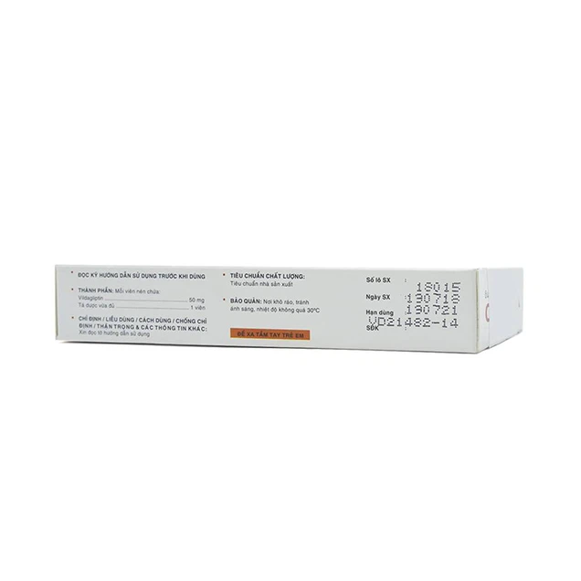 Thuốc Vigorito Đạt Vi Phú điều trị tiểu đường type 2 (3 vỉ x 10 viên)