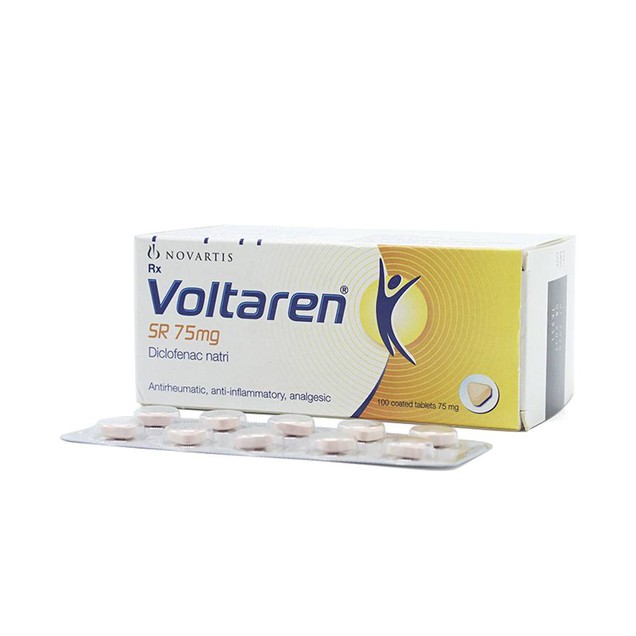 Thuốc Voltaren SR 75mg Novartis điều trị viêm đau xương khớp (100 viên)