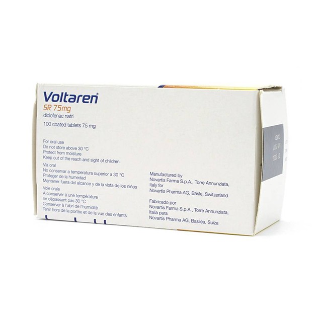Thuốc Voltaren SR 75mg Novartis điều trị viêm đau xương khớp (100 viên)