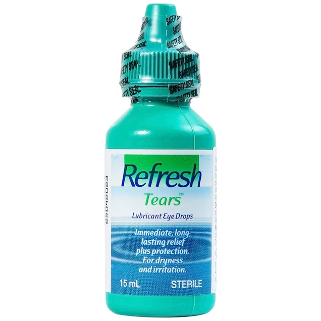 Thuốc nhỏ mắt Refresh Tears Allergan hỗ trợ làm dịu nhất thời cảm giác nóng rát, khó chịu (15ml)