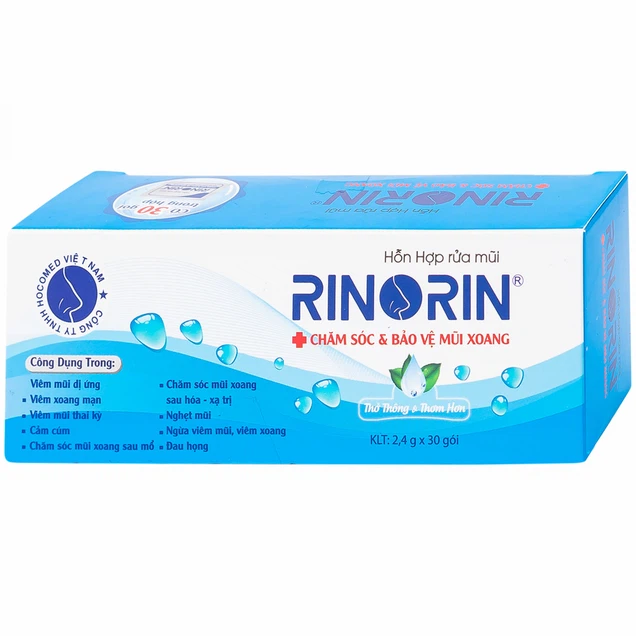 Hỗn hợp rửa mũi Rinorin