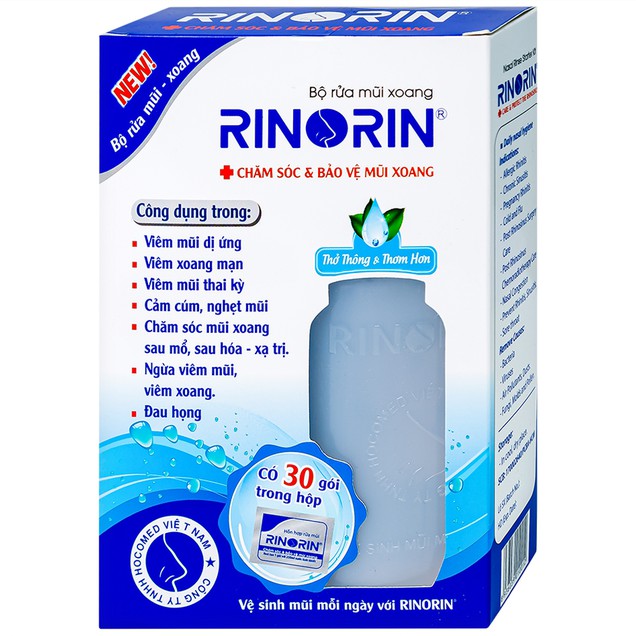 Bộ rửa mũi xoang Rinorin 1
