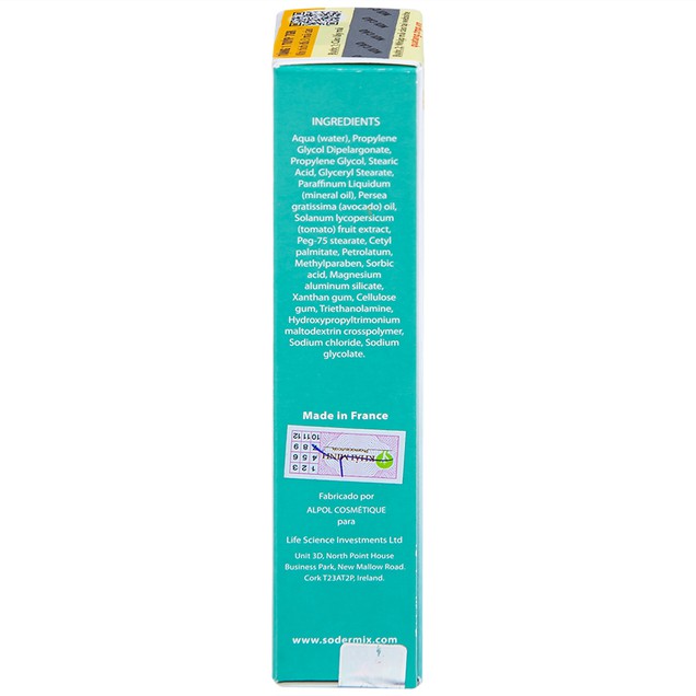 Kem bôi Sodermix Cream hỗ trợ điều trị viêm da cơ địa, chàm sữa (15g)