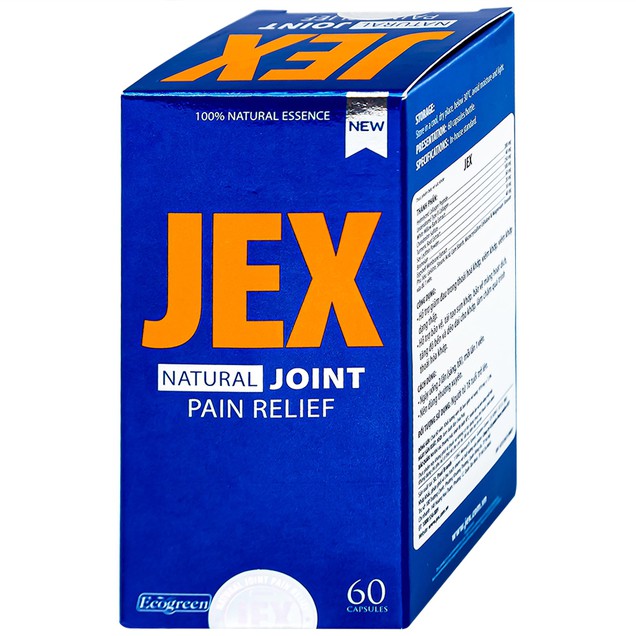 Viên uống bổ khớp Jex Natural Joint Pain Relief Ecogreen 1