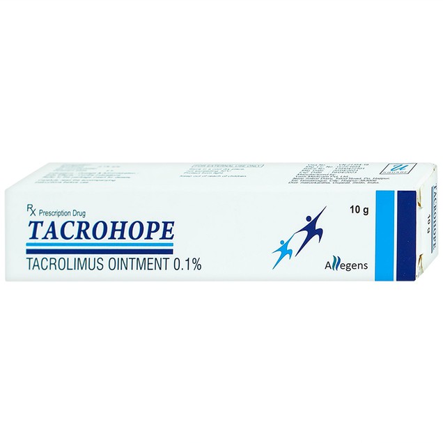 Thuốc mỡ Tacrohope Ointment 0.1% Allegen điều trị viêm da dị ứng (10g)