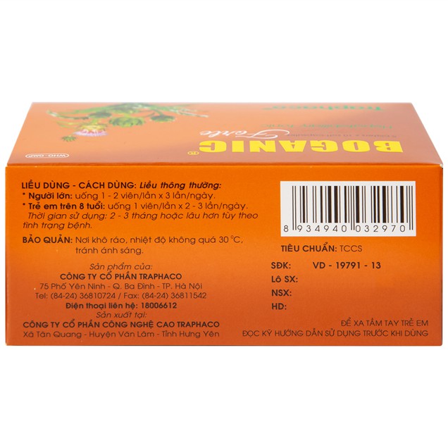 Thuốc Boganic Forte viên nang mềm Traphaco phòng và hồ trợ điều trị viêm gan (5 vỉ x 10 viên)
