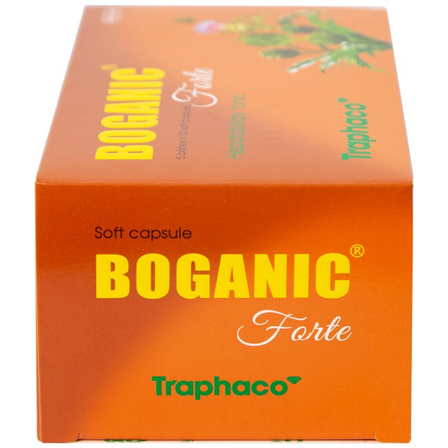 Thuốc Boganic Forte viên nang mềm Traphaco phòng và hồ trợ điều trị viêm gan (5 vỉ x 10 viên)