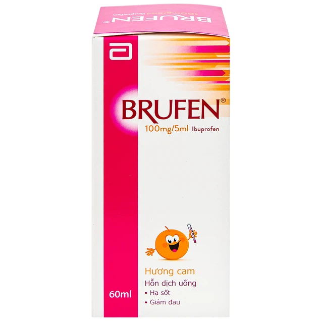 Thuốc Brufen Abbott hỗ trợ giảm đau và hạ sốt ở trẻ em (60ml)