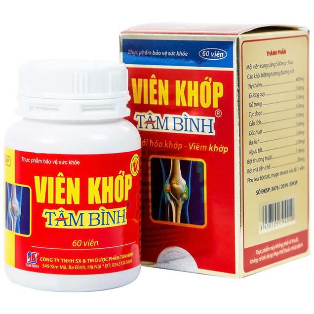 Viên khớp Tâm Bình 60 viên