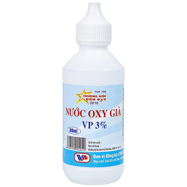 Nước Oxy già 3% Vĩnh Phúc 60ml