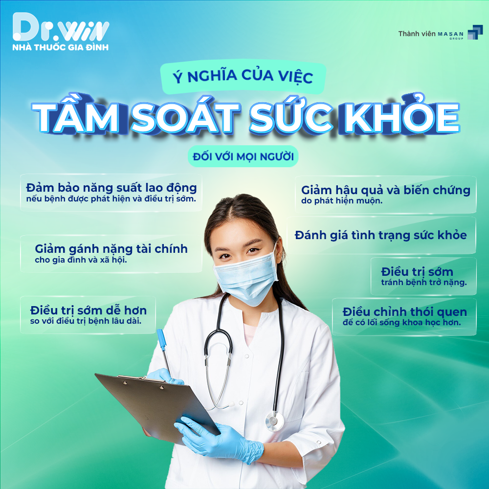 TẦM QUAN TRỌNG CỦA VIỆC TẦM SOÁT SỨC KHOẺ 1