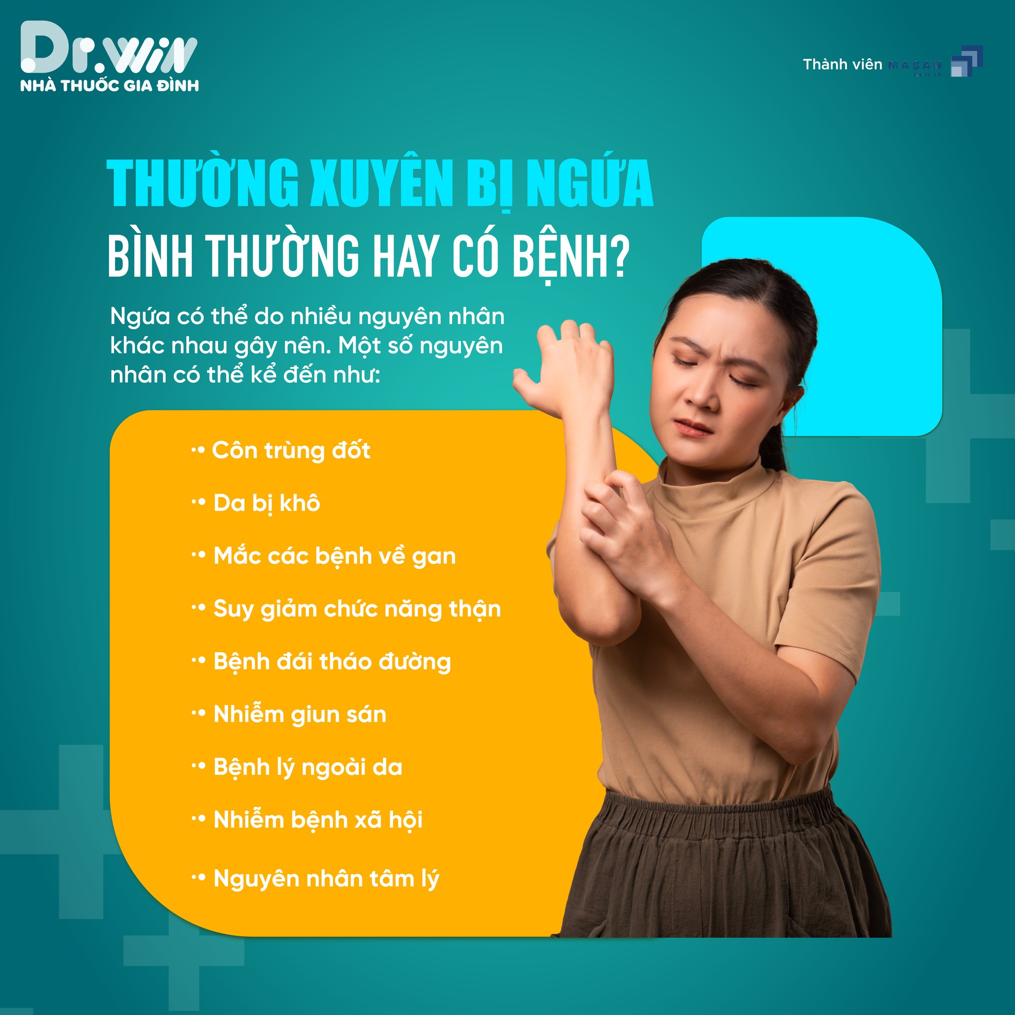 THƯỜNG XUYÊN BỊ NGỨA – BÌNH THƯỜNG HAY CÓ BỆNH - 1