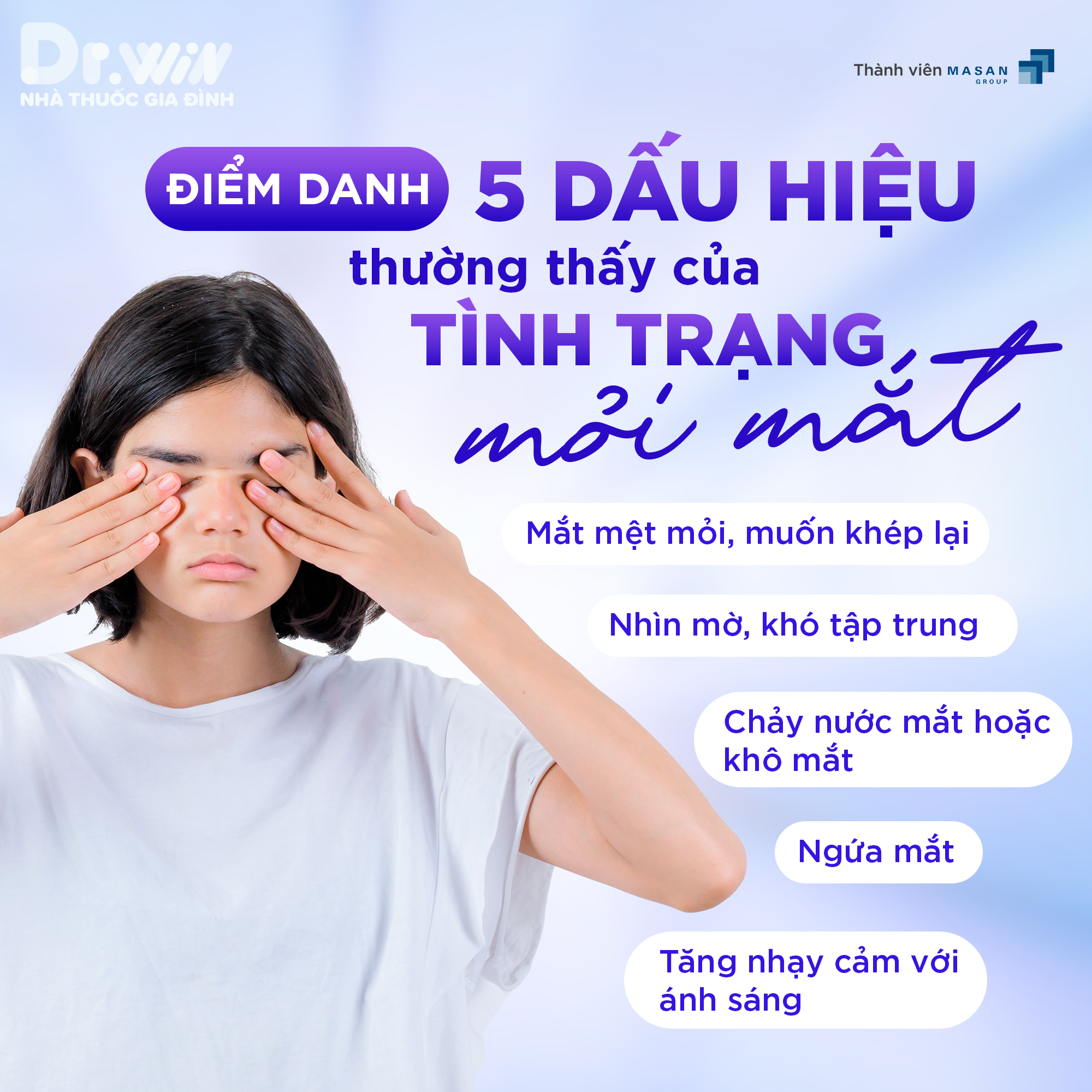 CHĂM SÓC MẮT - MỎI MẮT - 2