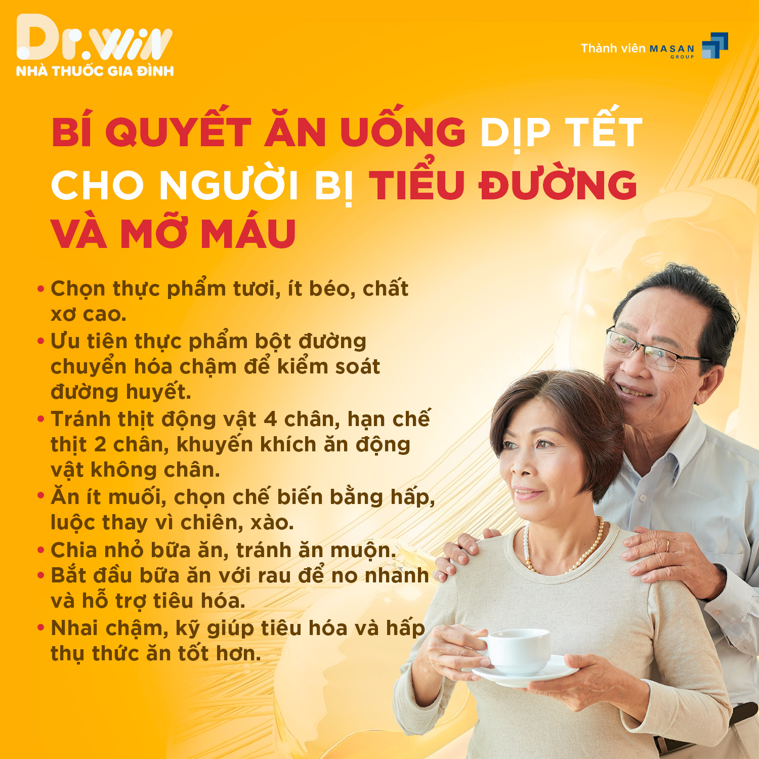 KHÔNG LẼ CỨ BỊ TIỂU ĐƯỜNG, MỠ MÁU LÀ PHẢI NHỊN ĂN 1