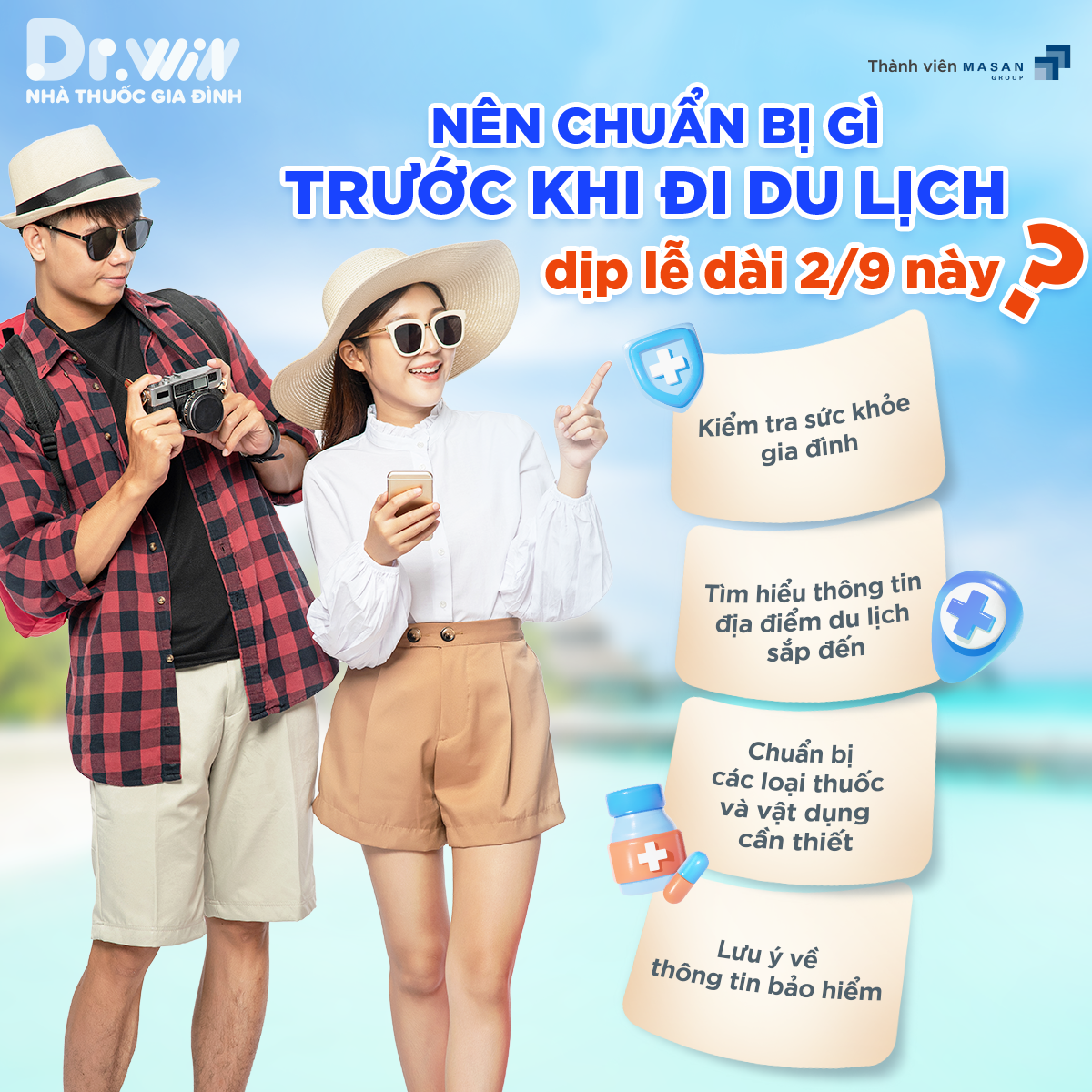 CHĂM SÓC SỨC KHOẺ CHO KỲ NGHỈ LỄ DÀI DỊP 2/9 - 1