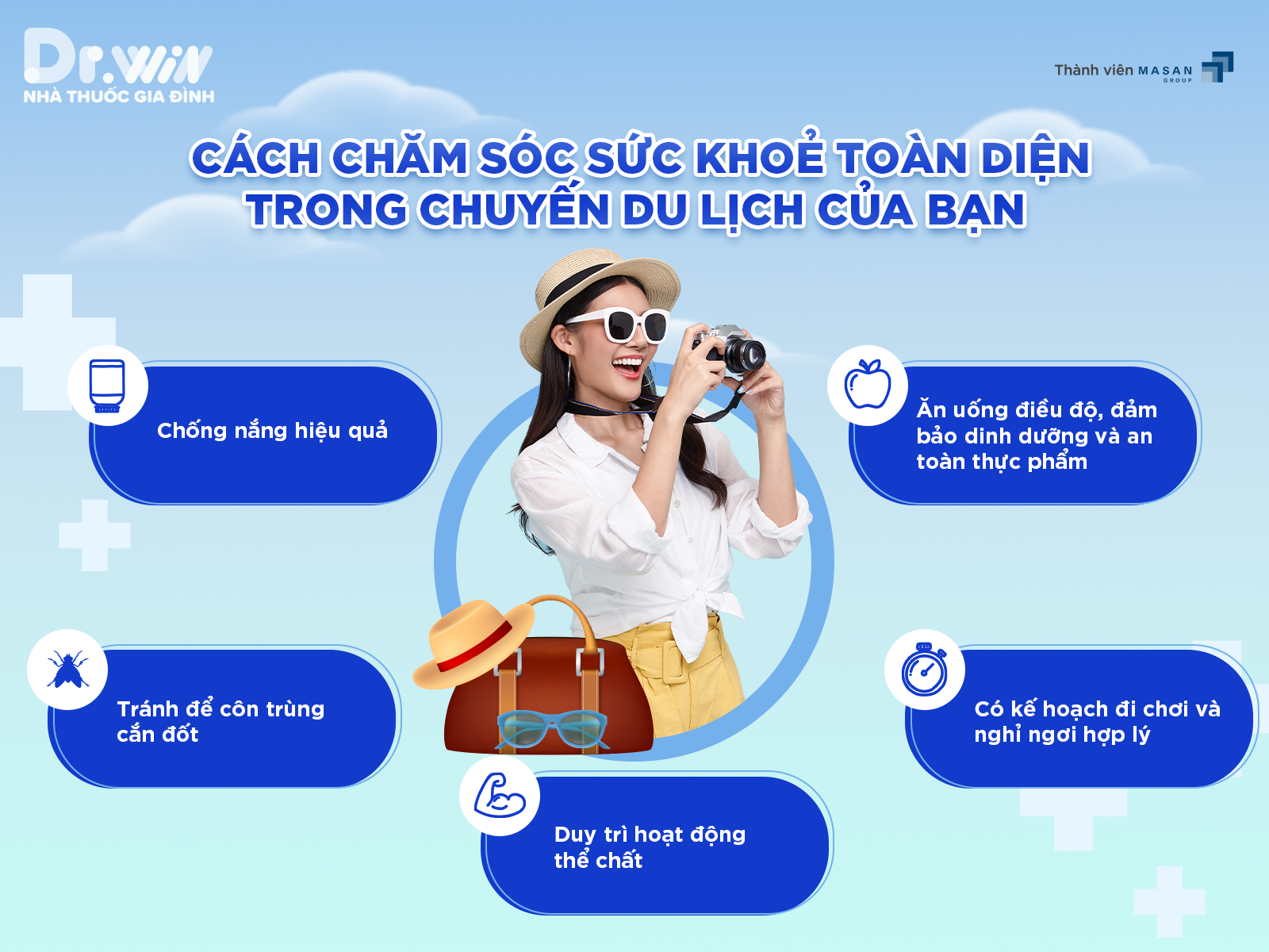 CHĂM SÓC SỨC KHOẺ CHO KỲ NGHỈ LỄ DÀI DỊP 2/9 - 2