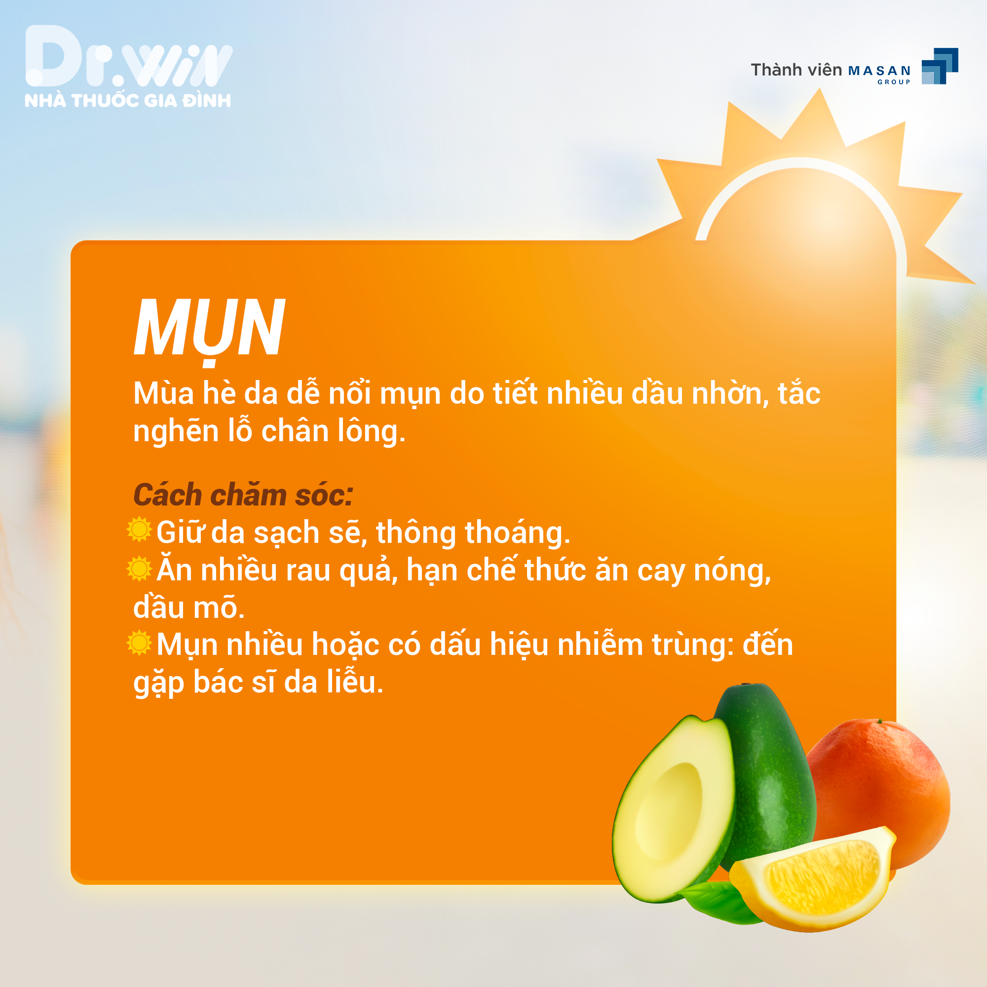 CÁC VẤN ĐỀ VỀ DA THƯỜNG GẶP TRONG MÙA NẮNG NÓNG 2