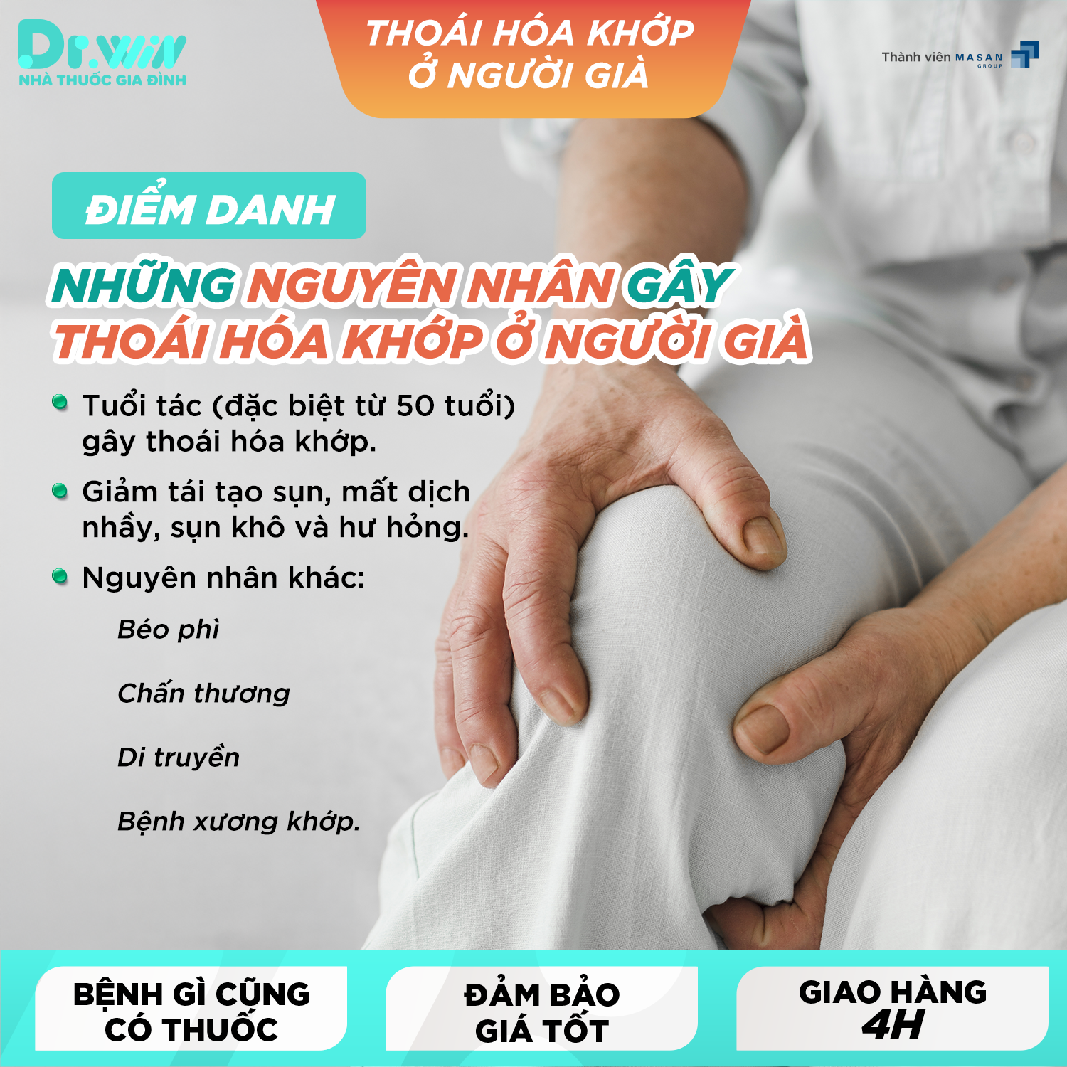 5 LỜI KHUYÊN ĐỂ HẠN CHẾ THOÁI HOÁ KHỚP Ở NGƯỜI GIÀ - 1
