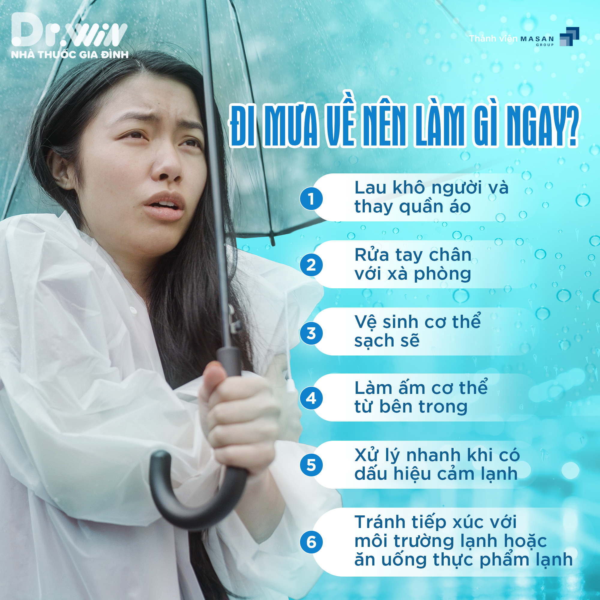 BẢO VỆ SỨC KHOẺ MÙA MƯA 2