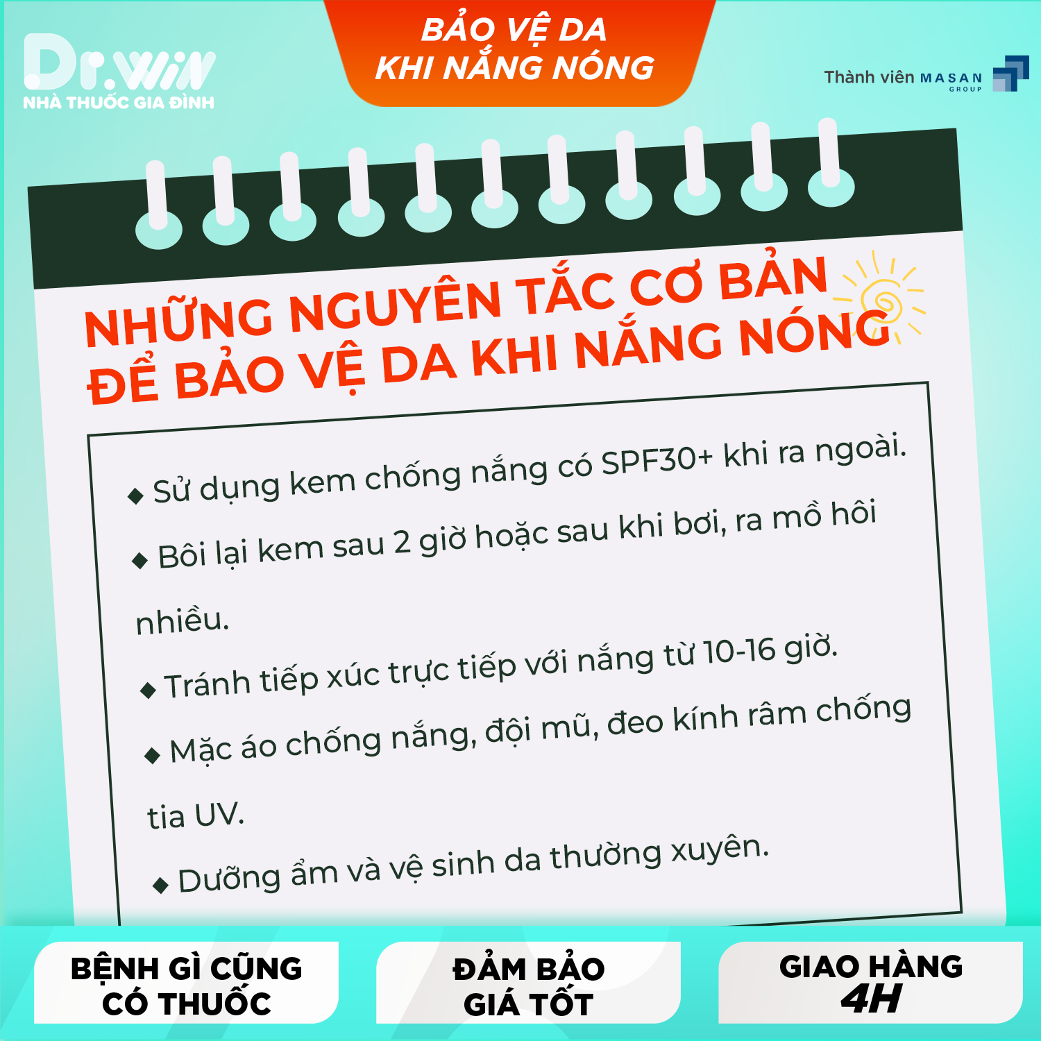 NẮNG NÓNG VÀ TÁC HẠI TRÊN DA - 2