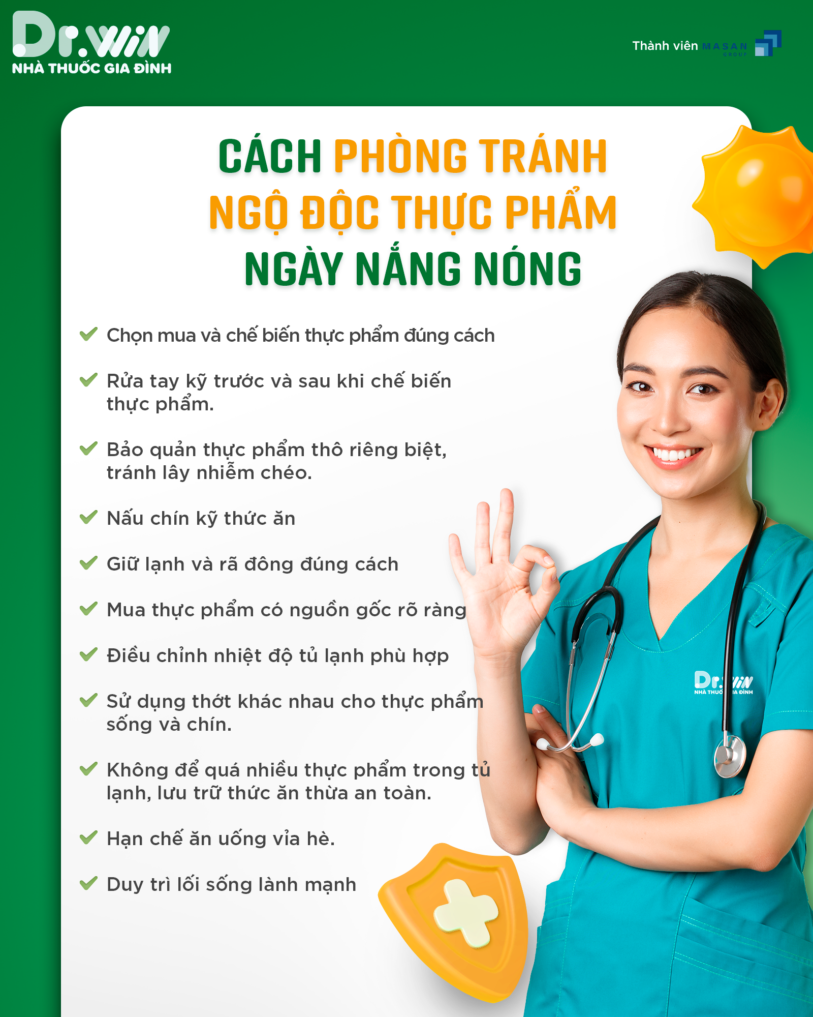 NGỘ ĐỘC THỨC ĂN – BỆNH THƯỜNG GẶP MÙA NẮNG NÓNG 6
