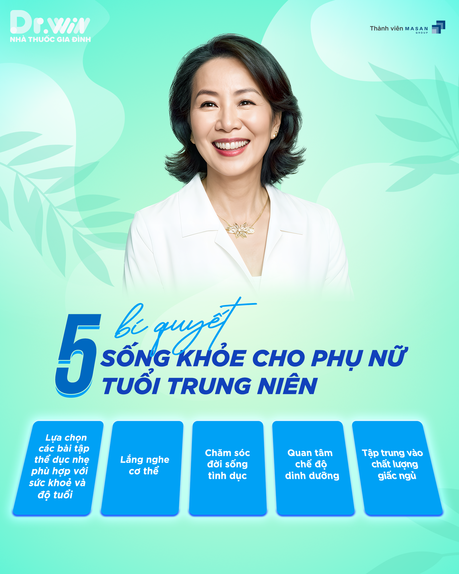 PHỤ NỮ TUỔI TRUNG NIÊN VÀ BÍ QUYẾT SỐNG KHOẺ - 1