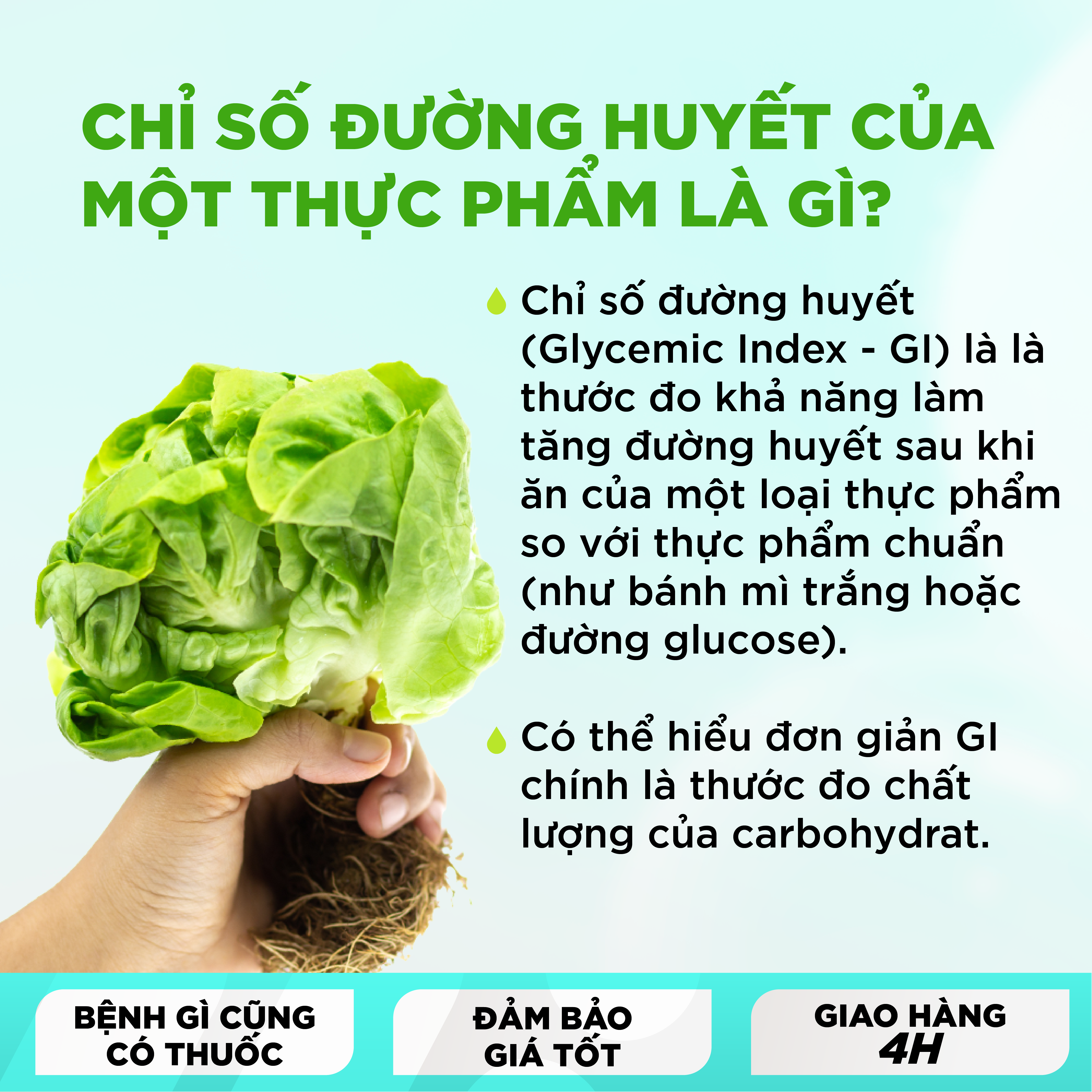 CHỈ SỐ ĐƯỜNG HUYẾT CỦA THỰC PHẨM – NGƯỜI BỆNH ĐÁI THÁO ĐƯỜNG CẦN QUAN TÂM - 1