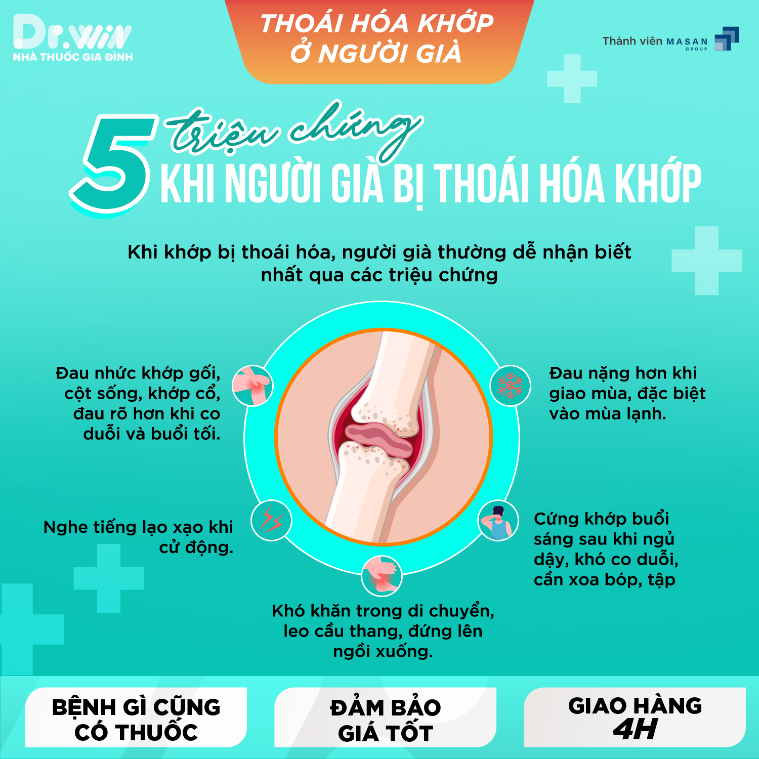 5 LỜI KHUYÊN ĐỂ HẠN CHẾ THOÁI HOÁ KHỚP Ở NGƯỜI GIÀ - 2